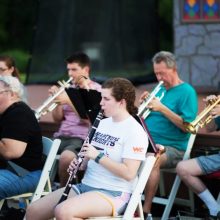 The Leawood Stage Company Orchestra performing for community theater in the Kansas City area